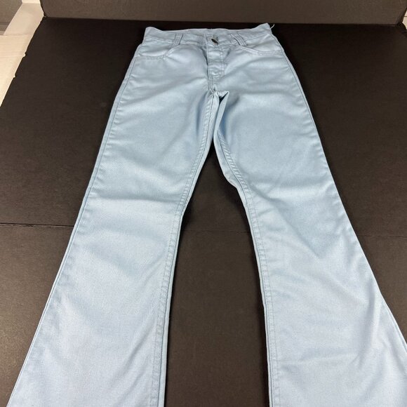 VTG 70s Levi's Jeans Student 24x30* 746 Bell Bottoms Light Blue Denim Tag 26x31 - Picture 1 of 16
